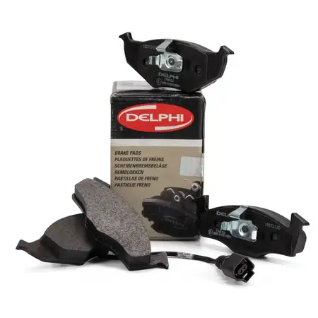DELPHI LP1709 Bremsbel&auml;ge + Wako f&uuml;r VW Polo 9N SKODA Fabia 1 2 Roomster vorne