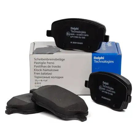 DELPHI LP1728 Bremsbel&auml;ge f&uuml;r VW Polo 9N 1.8 GTI 1.9 TDI SEAT Ibiza 3 4 SKODA 1 2 vorne