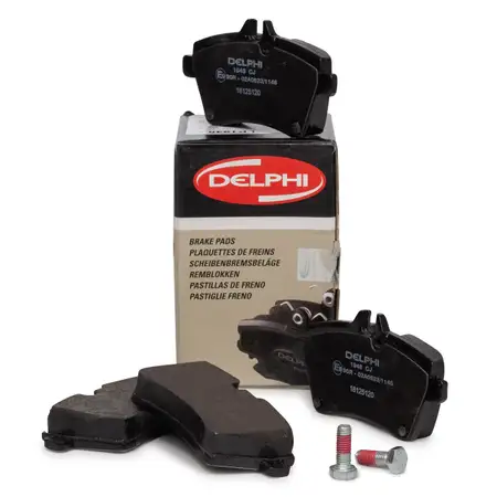 DELPHI Brake Pads for MERCEDES W169 150-180, 160-200CDI; W245 150-170NGT, 200CDI (front)