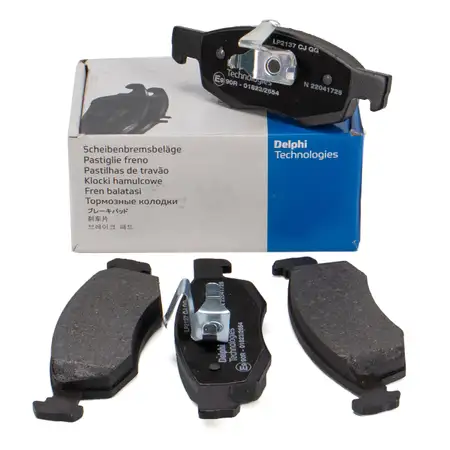DELPHI LP2137 Bremsbel&auml;ge Bremskl&ouml;tze f&uuml;r DACIA Logan 1 1.4 1.6 1.5 dCi ohne ABS vorne