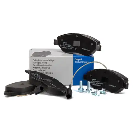 DELPHI LP2299 Bremsbel&auml;ge + Sensor f&uuml;r ALFA ROMEO Mito 955_ FIAT Bravo 2 Stilo 192_ vorne