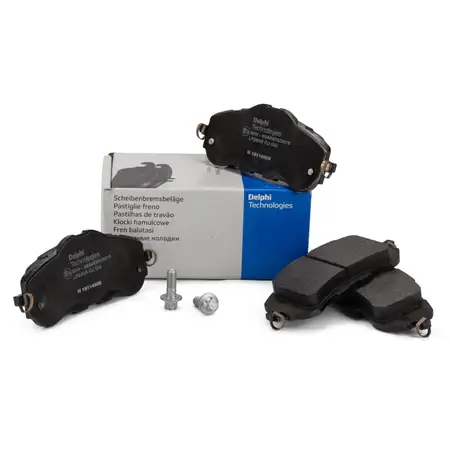 DELPHI brake pads for the Peugeot 308 2 (model year 2015 and later) with 283 mm front rotors