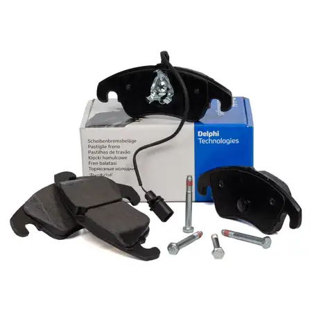 DELPHI LP3152 Bremsbel&auml;ge + Wako f&uuml;r AUDI A6 C7 A7 4G Q5 8RB PR-1LA/1LJ/1ZT vorne