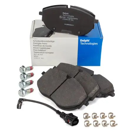 DELPHI LP3652 Bremsbel&auml;ge + Warnsensor f&uuml;r VW Multivan Transporter T6 PR-2E3 10.2019vorne