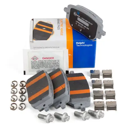 DELPHI LP5057EV Bremsbel&auml;ge f&uuml;r PSA E-Jumpy E-Spacectourer Vivaro-E E-Life E-Expert hinten