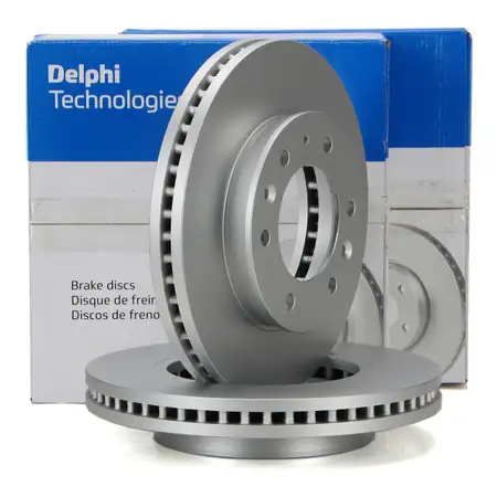 DELPHI BG9140C Bremsscheiben Satz f&uuml;r FORD Ranger TKE MAZDA BT-50 2 vorne