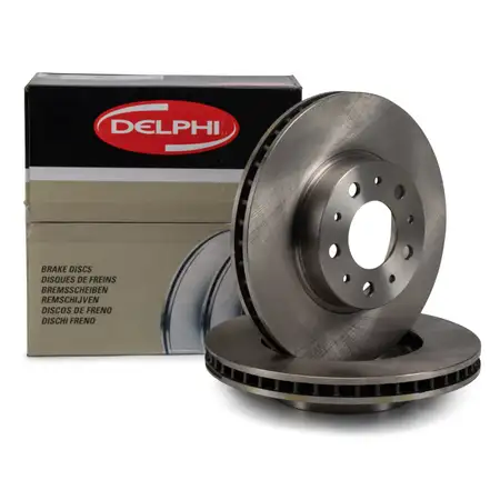 DELPHI BG2719 Bremsscheiben Satz f&uuml;r VOLVO 740 760 780 940 960 mit ABS vorne