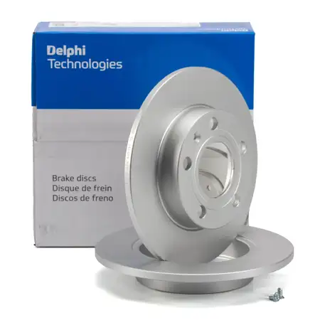 DELPHI BG2753C Bremsscheiben Satz f&uuml;r AUDI S2 B3 B4 A4 B6 A7 SEAT Exeo 3R PR-1KD hinten