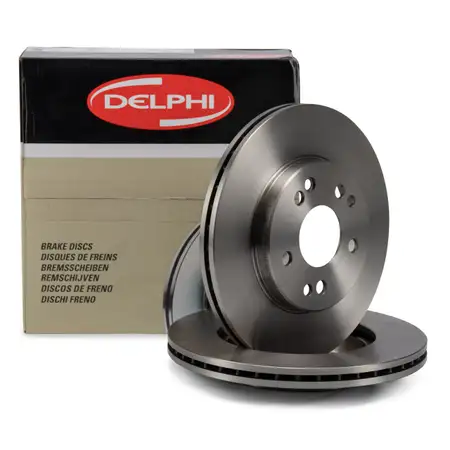 DELPHI BG2345 Brake Disc Set for MERCEDES 190 W201 E-Class W124 SL C/C107 (Front)