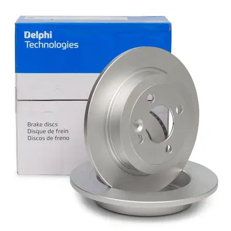 DELPHI BG3662C Bremsscheiben Satz f&uuml;r MINI R50 R53 R56 R55 R52 R57 R58 hinten 34216774987