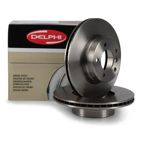 DELPHI BG3870 Brake Disc Set for BMW 5 Series E60 E61 520i, 523i, 525i, 520d, 525d (Front)