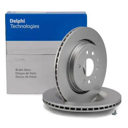 DELPHI BG3886C Bremsscheiben Satz f&uuml;r OPEL Signum CC Vectra C SAAB 9-3 YS3F 16" hinten