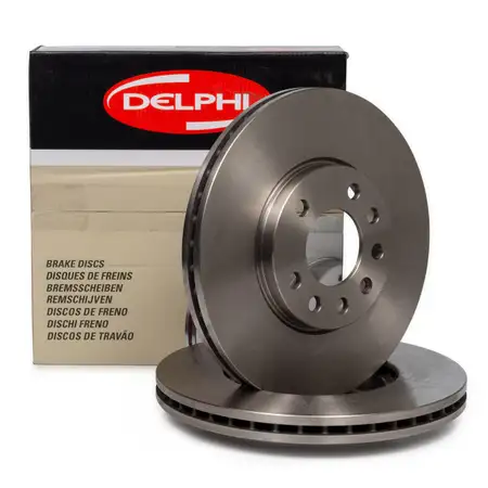 DELPHI BG3142 Bremsscheiben Satz f&uuml;r OPEL Calibra A Vectra B SAAB 9-3 YS3D 9-5 YS3E vorne