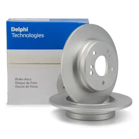 DELPHI BG3326C Bremsscheiben Satz f&uuml;r MERCEDES W202 W203 W124 W210 R170 R171 hinten