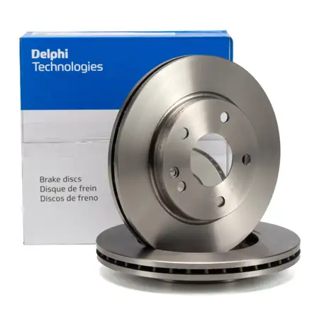 DELPHI Brake Disc Set for Mercedes A-Class W168 A140, A160, A160/170CDI (Front)
