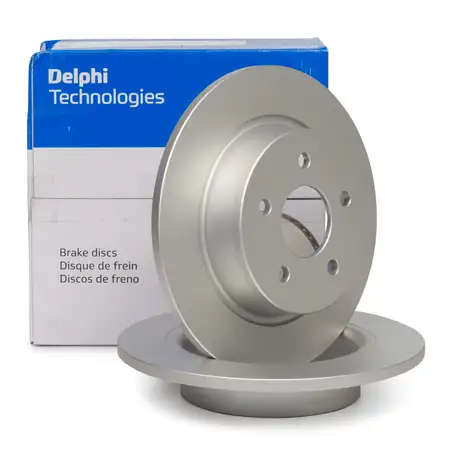 DELPHI BG4533C Bremsscheiben Satz f&uuml;r FORD C-Max 2 Kuga 2 Tourneo/Transit Connect hinten