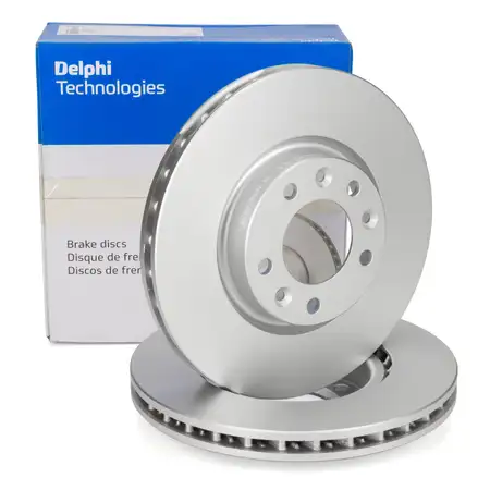 DELPHI BG4669C Bremsscheiben Satz f&uuml;r OPEL Astra L PEUGEOT 308 2 3 vorne 9803918180