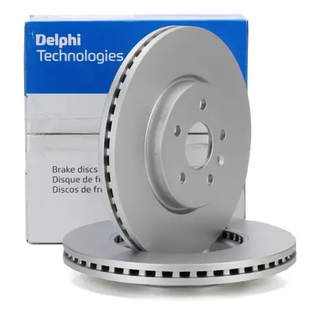 DELPHI BG4783C Bremsscheiben Satz f&uuml;r OPEL Astra K 16 Zoll vorne 13597467