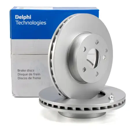 DELPHI Bremsscheiben Satz f&uuml;r MERCEDES C-Klasse W204 E-Klasse W212 SLC SLK R172 vorne