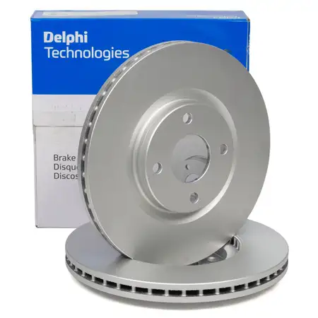 DELPHI BG5043C Bremsscheiben Satz f&uuml;r FORD Ecosport ab 06.2017 vorne 2147409