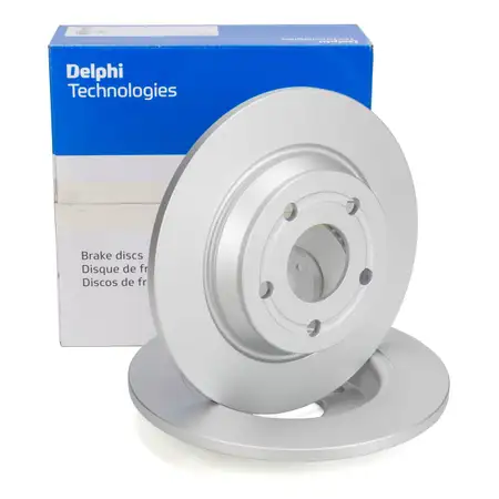 DELPHI BG5297C Bremsscheiben Satz f&uuml;r FORD Ficus 4 MK4 hinten 2196429