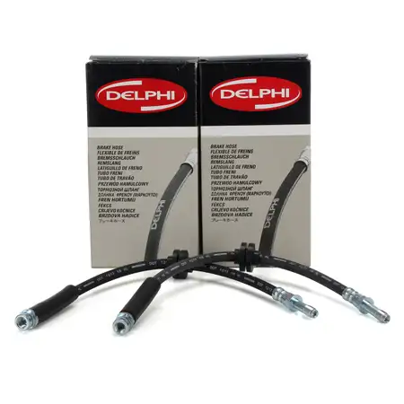 2x DELPHI Bremsschlauch f&uuml;r FORD Focus C-Max DM2 Focus 2 MK2 hinten 1328519