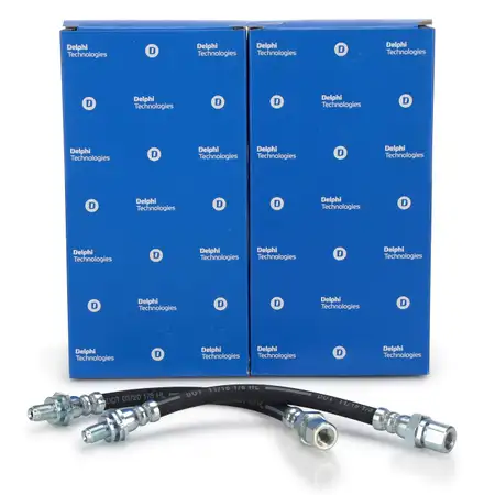 2x DELPHI LH3796 Bremsschlauch Bremsleitung f&uuml;r OPEL Astra F Calibra A Vectra A hinten