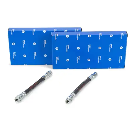 2x DELPHI Bremsschlauch f&uuml;r VW Golf 4 Polo 6N 9N 6R 6C AUDI A1 8X A3 8L hinten innen