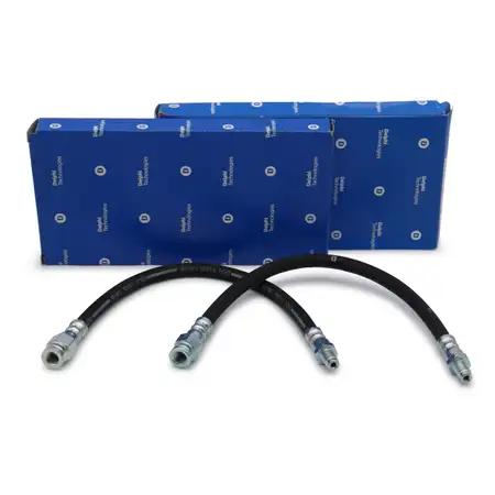 2x DELPHI Bremsschlauch f&uuml;r MERCEDES 190 W201 W123 W124 W116 W126 R107 R129 vorne