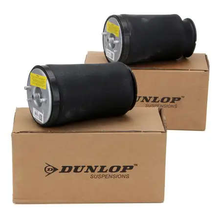 2x DUNLOP Luftfeder f&uuml;r BMW 5er E39 Touring hinten 37121094613 + 37121094614