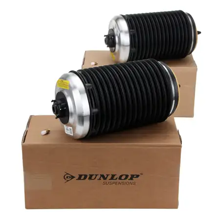 2x DUNLOP Luftfeder f&uuml;r AUDI A6 4G C7 A7 4G hinten 4G0616001T + 4G0616002T