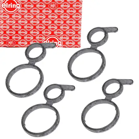 4x ELRING Dichtung D&uuml;senhalter Einspritzd&uuml;se f&uuml;r BMW 1er 2er 3er 4er 5er X1 MINI N47 B47