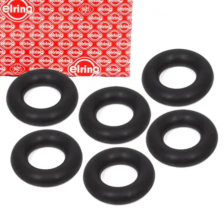 6x ELRING 893.889 Dichtring Einspritzventil f&uuml;r AUDI BMW FORD MERCEDES SEAT SKODA VW