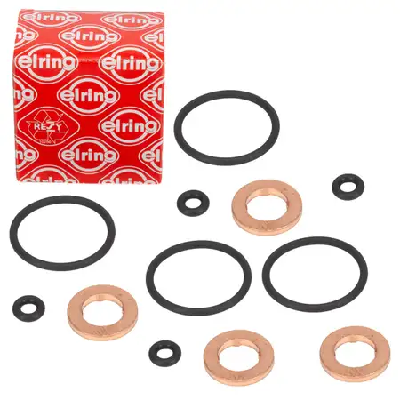 4x ELRING 883.680 Dichtring Einspritzventil Satz f&uuml;r VW GOLF 6 Passat Tiguan 2.0 TDI