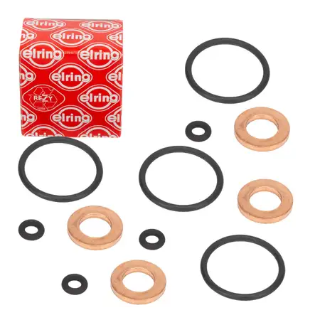 4x ELRING 090.700 Dichtring Einspritzventil Satz f&uuml;r VW Crafter Multivan 2.0TDI