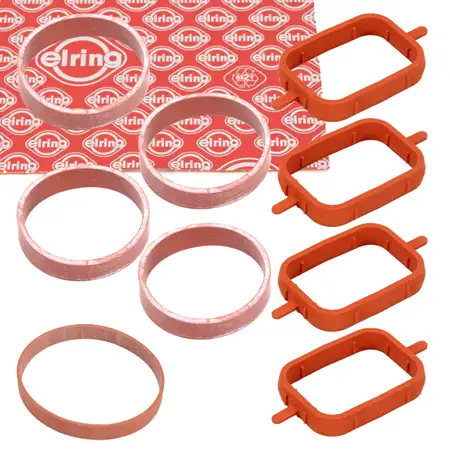 ELRING Dichtungssatz Ansaugkr&uuml;mmer f&uuml;r BMW E87 E46 E90 E91 E39 E60 E61 X3 E83 M47 N47