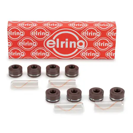 8x ELRING 764.019 Ventilschaftabdichtung f&uuml;r MERCEDES W201 W123 W124 W460 W461 W463 M102