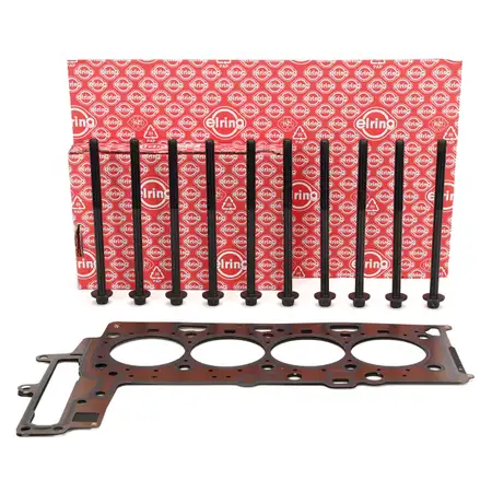 ELRING Zylinderkopfdichtung + Schrauben Satz f&uuml;r BMW F20/21 F30-34 F32-36 F10/11 X1 X3 N47
