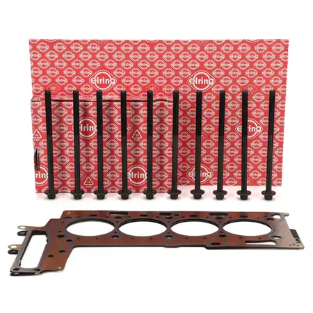 ELRING Zylinderkopfdichtung + Schrauben Satz f&uuml;r BMW E81-88 E90-93 E60 E61 X1 E84 X3 N47