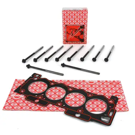 ELRING Zylinderkopfdichtung + Schraubensatz f&uuml;r CITROEN C2 C3 PEUGEOT 106 206 1.1