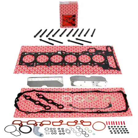 ELRING Zylinderkopfdichtung Satz + Schraubensatz f&uuml;r BMW 3er E46 320i 5er E39 520i Z3 M52