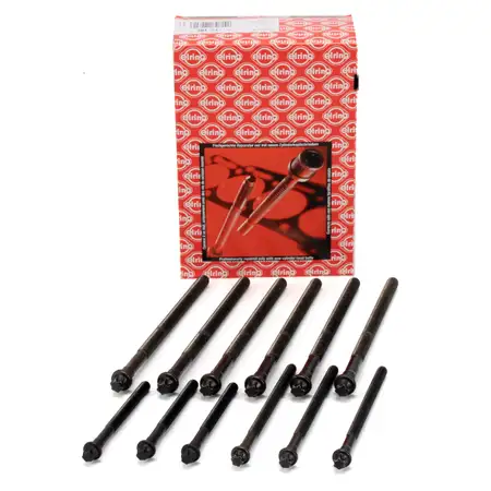 12x ELRING 010.230 Zylinderkopfschraube M10 f&uuml;r BMW E82-88 E46 E90/91 E60 X3 N42 N45 N46