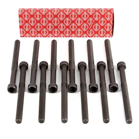 12x febi Zylinderkopfschraube f&uuml;r VW Touareg Transporter Multivan T5 2.5 TDI 070103384