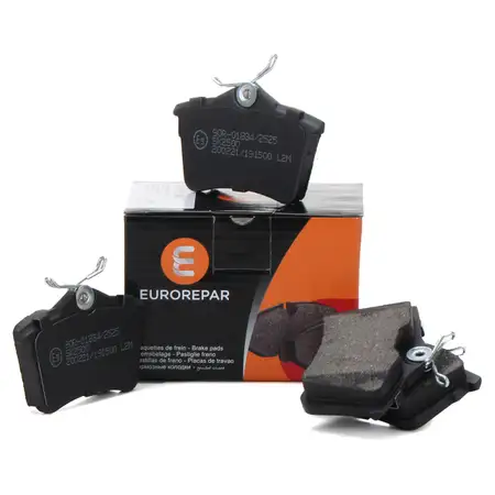 EUROREPAR Bremsbel&auml;ge Bremskl&ouml;tze f&uuml;r CITROEN Berlingo PEUGEOT 1 Partner hinten 1623063180