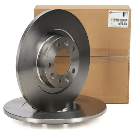 EUROREPAR Bremsscheiben Satz f&uuml;r CITROEN OPEL Grandland PEUGEOT TOYOTA hinten 1687772680