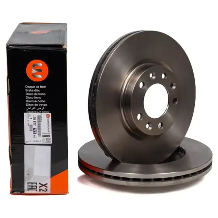 EUROREPAR Bremsscheiben Satz f&uuml;r CITROEN Berlingo PEUGEOT Partner Rifter vorne 1687772880