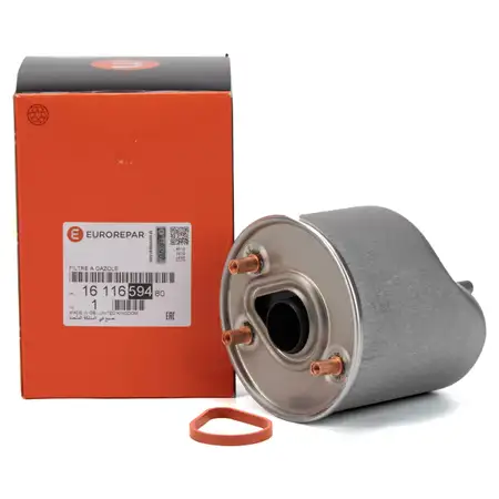 EUROREPAR Kraftstofffilter f&uuml;r CITROEN FIAT MITSUBISHI PEUGEOT TOYOTA 1.6D 1611659480