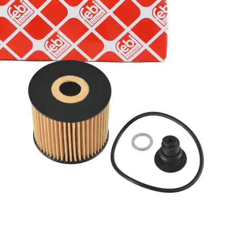 febi 184073 Oil Filter + Screw for HYUNDAI i30 PD, KIA Cee'd, Stonic 1.6 CRDi 26320-2U000