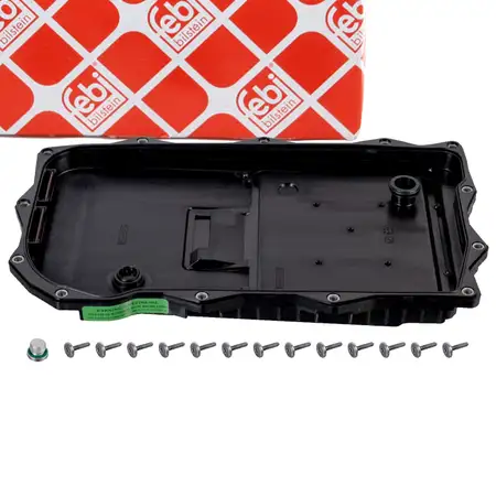 febi 171618 Getriebe&ouml;lwanne &Ouml;lwanne + Getriebefilter + Dichtung f&uuml;r BMW 8HP45Z/50Z/70Z
