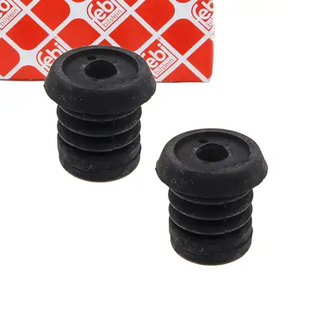 2x febi 09374 Anschlagpuffer Gummianschlag f&uuml;r PEUGEOT 205 1 2 306 309 1 2 CITROEN vorne